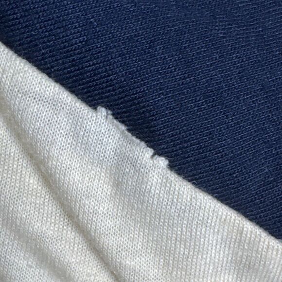 Camp Collection Shirt Baseball Style 3/4 Sleeves Stripe Come Together Message XL - Picture 9 of 11